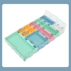 Mini Storage Holder Box Container SMT IC Electronic Component Storage Box Small Items Storage Holder Durable Case