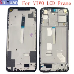 Housing Middle Frame LCD Bezel Plate Panel Chassis For VIVO Y70 Y50 Y30 Y71 Y53S Y5S Y3 Phone Metal LCD Frame Replacement Parts