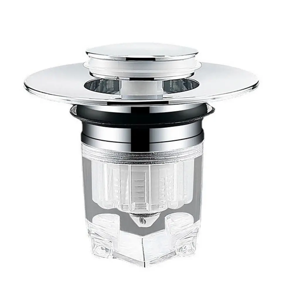 

Shower Sink Strainer Wash Basin Plug Hair Catcher Pop-Up Bounce Core Bathroom Sink Plug Basin Spring Core Basin Drain Filter