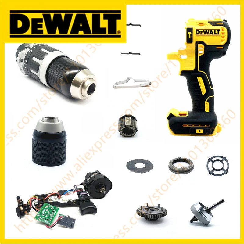 Tool Parts FOR DEWALT DCD796 CORDLESS DRILL/DRIVER GEAR ANVIL ASSEMBLY SELECTOR RING LEAF SPRING SPINDLE CHUCK TRANSMISSION