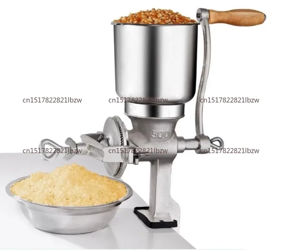 Manual Grinder Small Cast Iron Household Medicinal Materials Hand Grinder Corn Grains Walnut Grinding