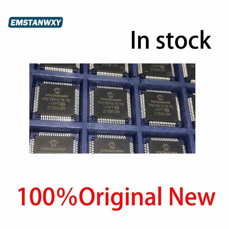 

(5-10piece)100% New PIC18F67K90-I/PT PIC18F67K90 I/PT QFP-64 Chipset