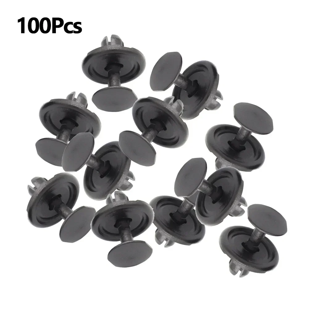 90467-07214 100 Pcs Nylon Clip Car Accessories Black Nylon Fender Liner Retainer Fits Into 7mm Hole For Auveco 21294