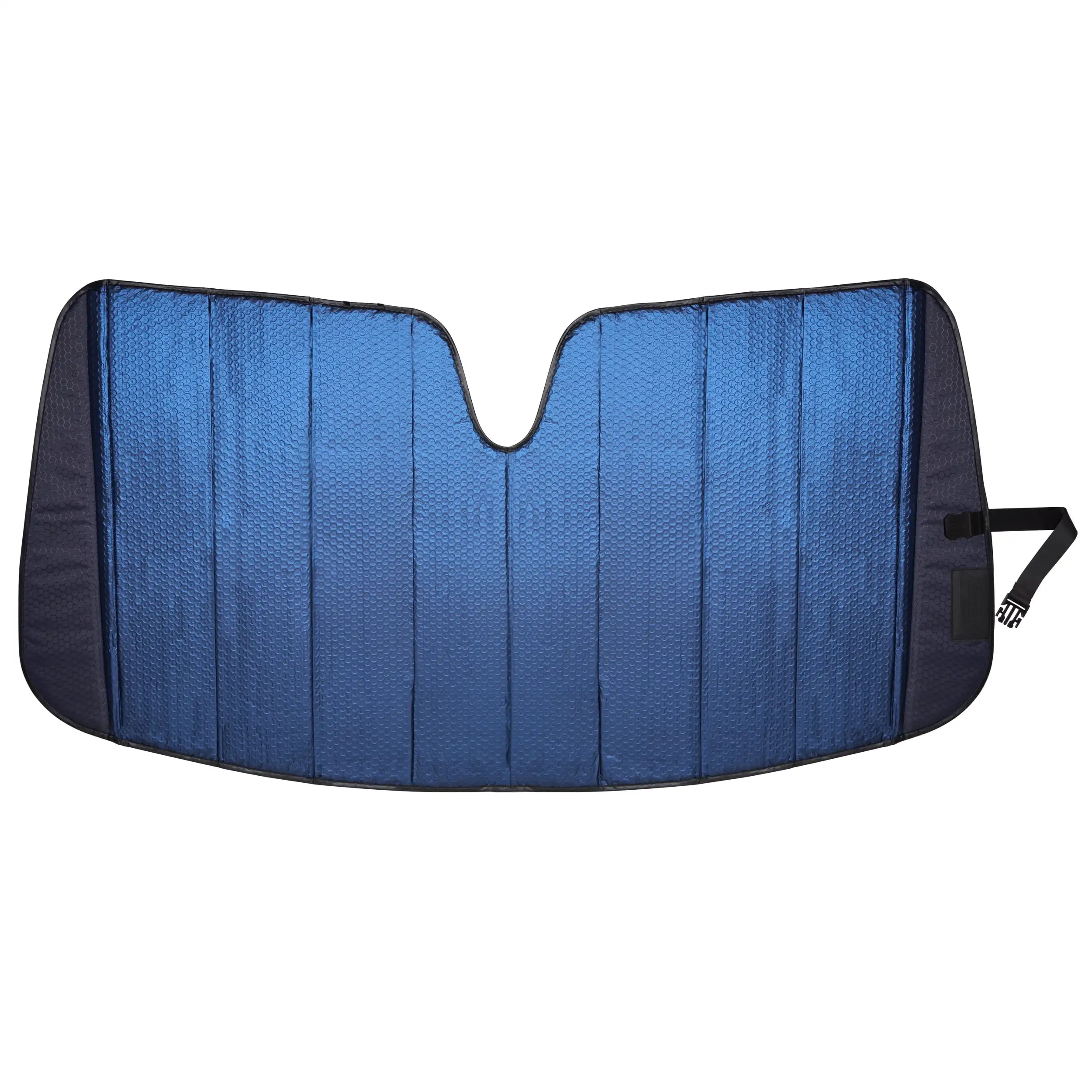 

Navy Black Accordion Auto Sunshade for Trucks