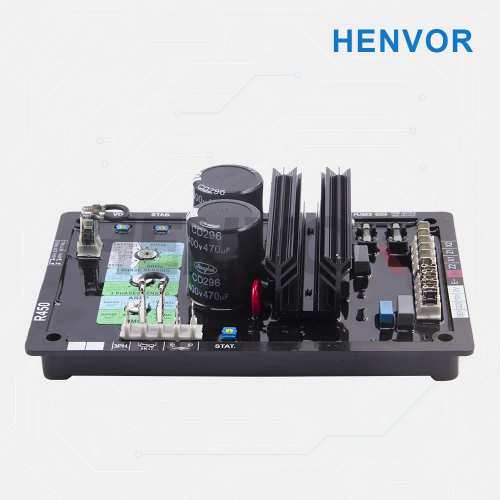 High-Performance R450 AVR Automatic Voltage Regulator, 3-Phase Stabilizer Module for Leroy Somer Diesel Generators