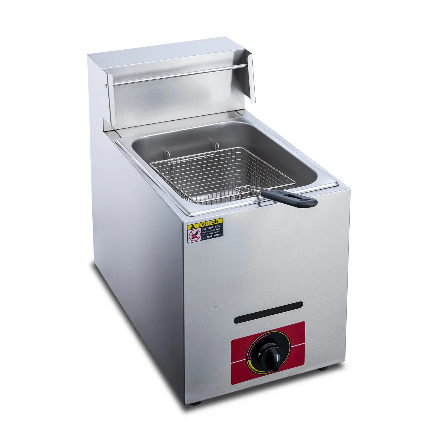 Gas single fryer restaurant kitchen mobile commercial grade Deep fryer with gas machine