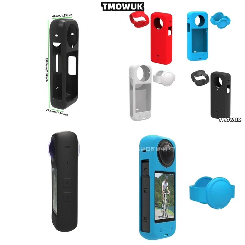 

For Insta360 X4 Accessories: Silicone Cover Sleeve For Panoramic Cam, Anti-Scratch Amp; Stylish Design