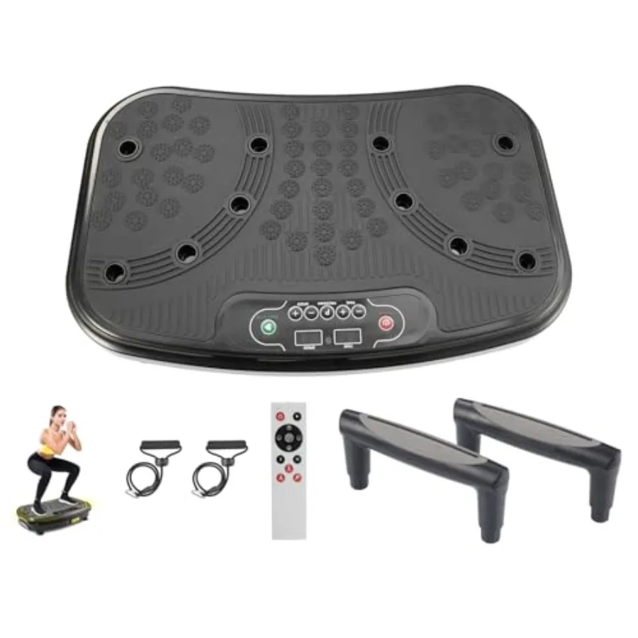 

Vibration Plate Exercise Machine for Home Gym - High-Intensity Whole Body Vibration for Fat Burning Lymphatic Drainage Muscle T