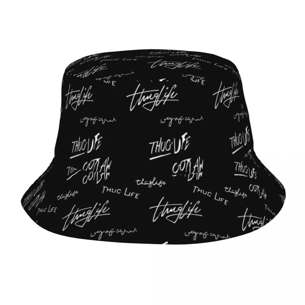 Bucket Hat Spring THUG LIFE Fashion Fisherman Hats For Women Breathable Fishing Caps Hawaii Graphic Visor Hats