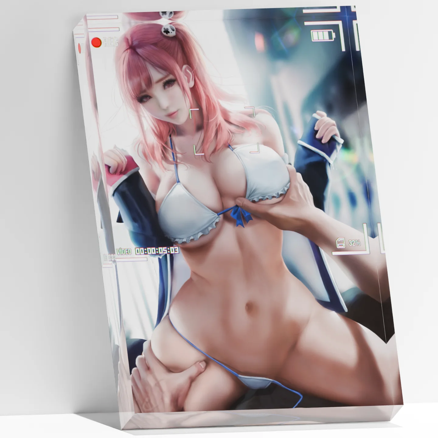 

Anime Wallpaper Room Decor Ecchi Anime Merch Hentai Girl Desk Decor Manga Paperweight for Gaming Room, Gift for Anime Lovers