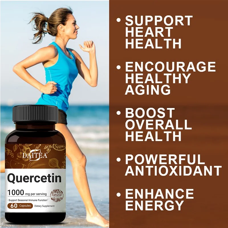 Quercetin Supplement - Nutritional supplement to support the immune system, antioxidant and enzyme activity