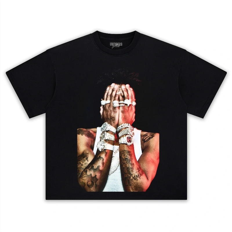 

Men Clothing T-shirt Rapper YoungBoy Never Broke Again TShirts Hip Hop Vintage High Quality Cotton Short Sleeve Oversized Tshirt