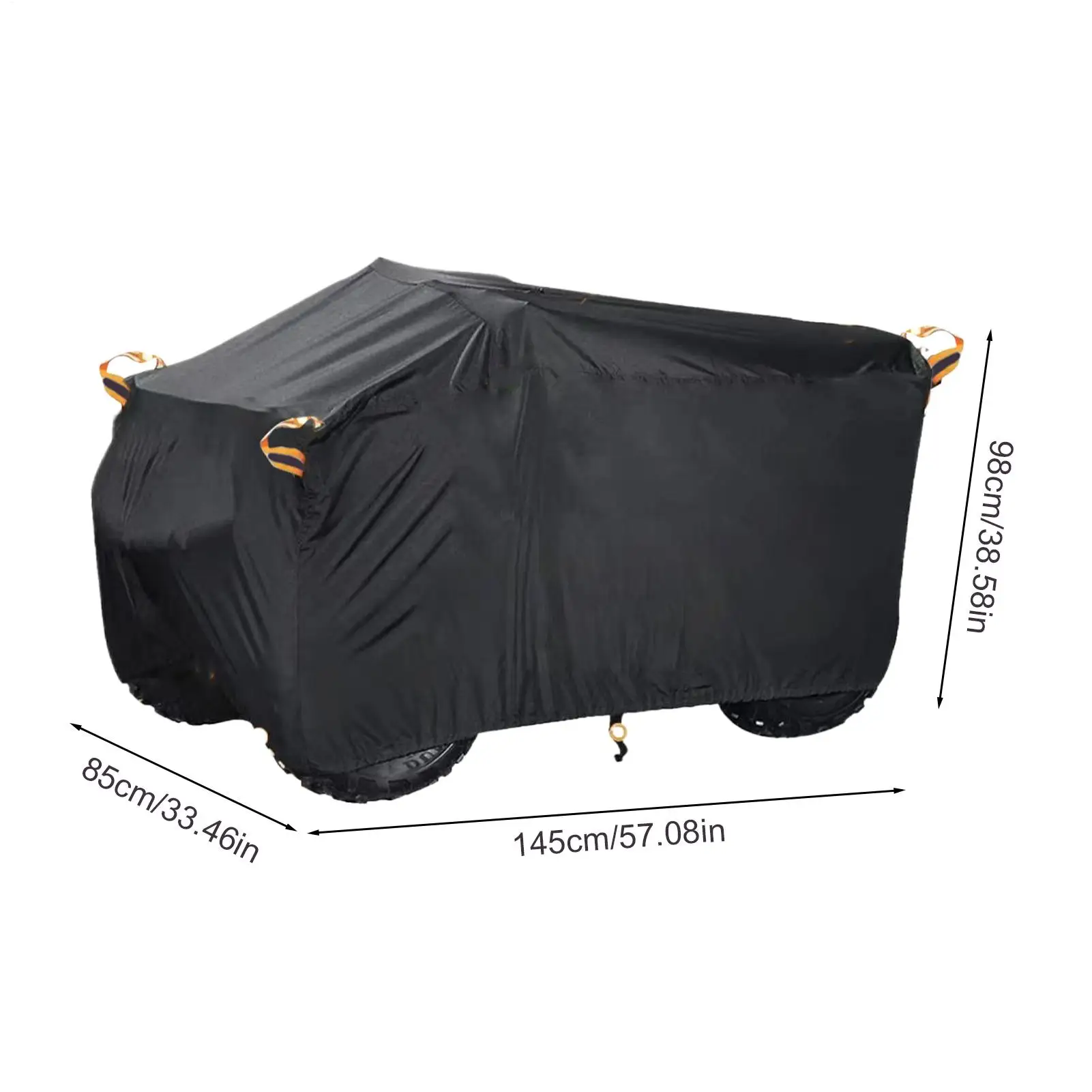 Heavy Duty ATV Cover UV Protection Tarp Waterproof ATV Cover For Rainy Weather Summer Sun Exposure Winter Road Trips Dusty image 6
