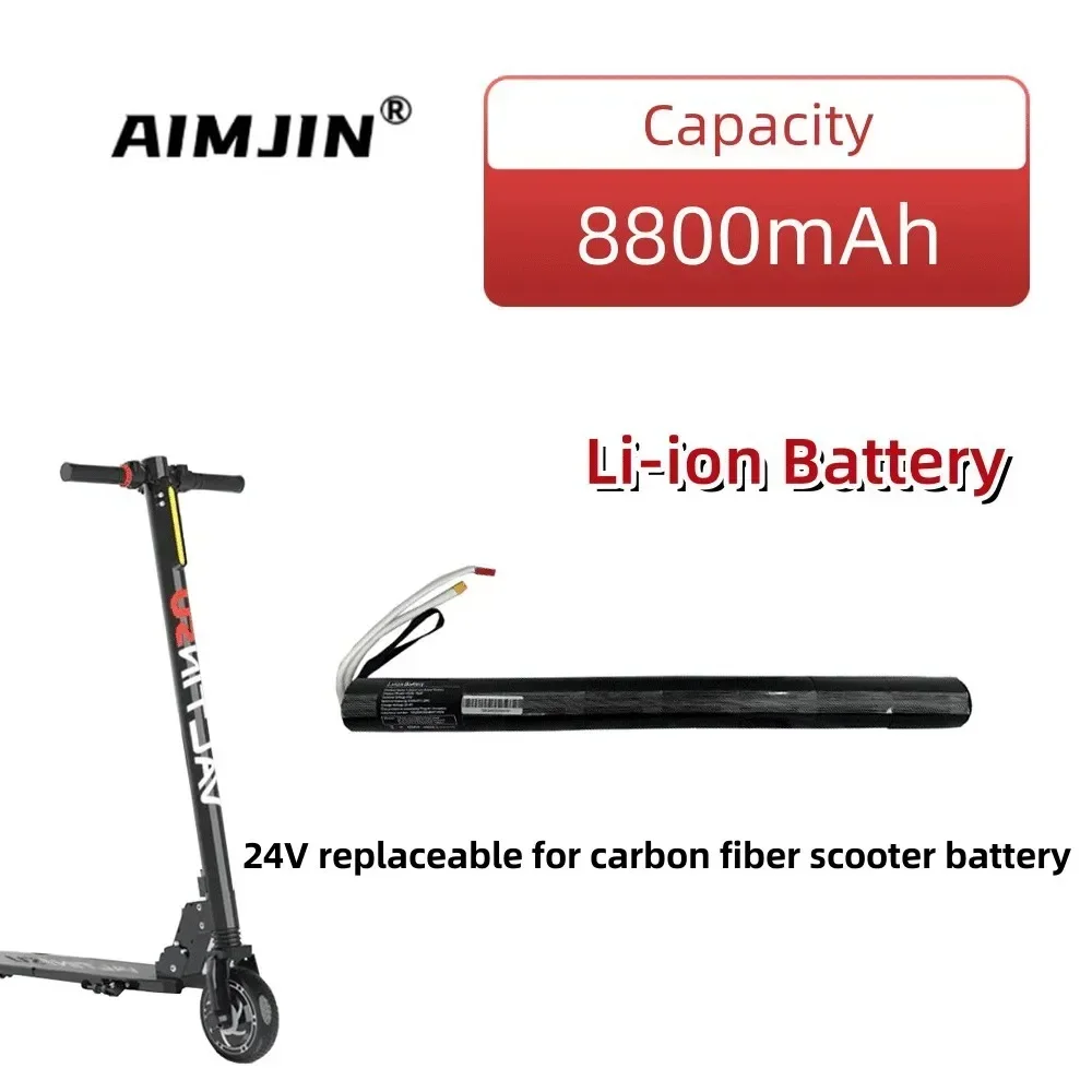 

24V 8800mAh 18650 Lithium Battery Pack Is Suitable for Carbon Fiber Scooter