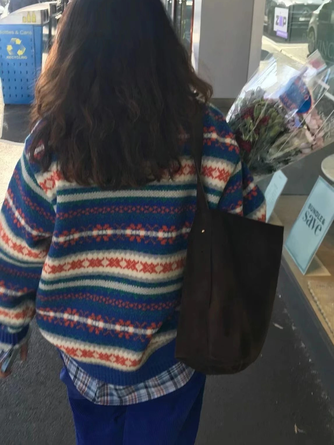 Leuchtend Farbiger Strickpullover für Damen, Dickstrick, Retro-Stil, Rundhals, Weiche Wollmischung, Bequem und Atmungsaktiv