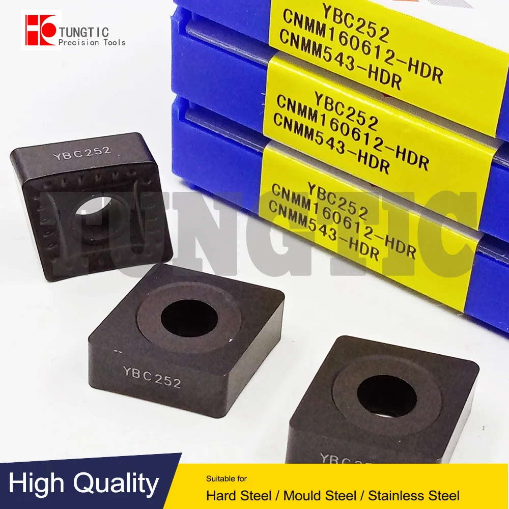 CNMM160612-HDR CNMM160616-HDR CNMM160608-HDR General Turning Cutting Tools CNC Lathe Inserts Double Sided Negative-Roughing