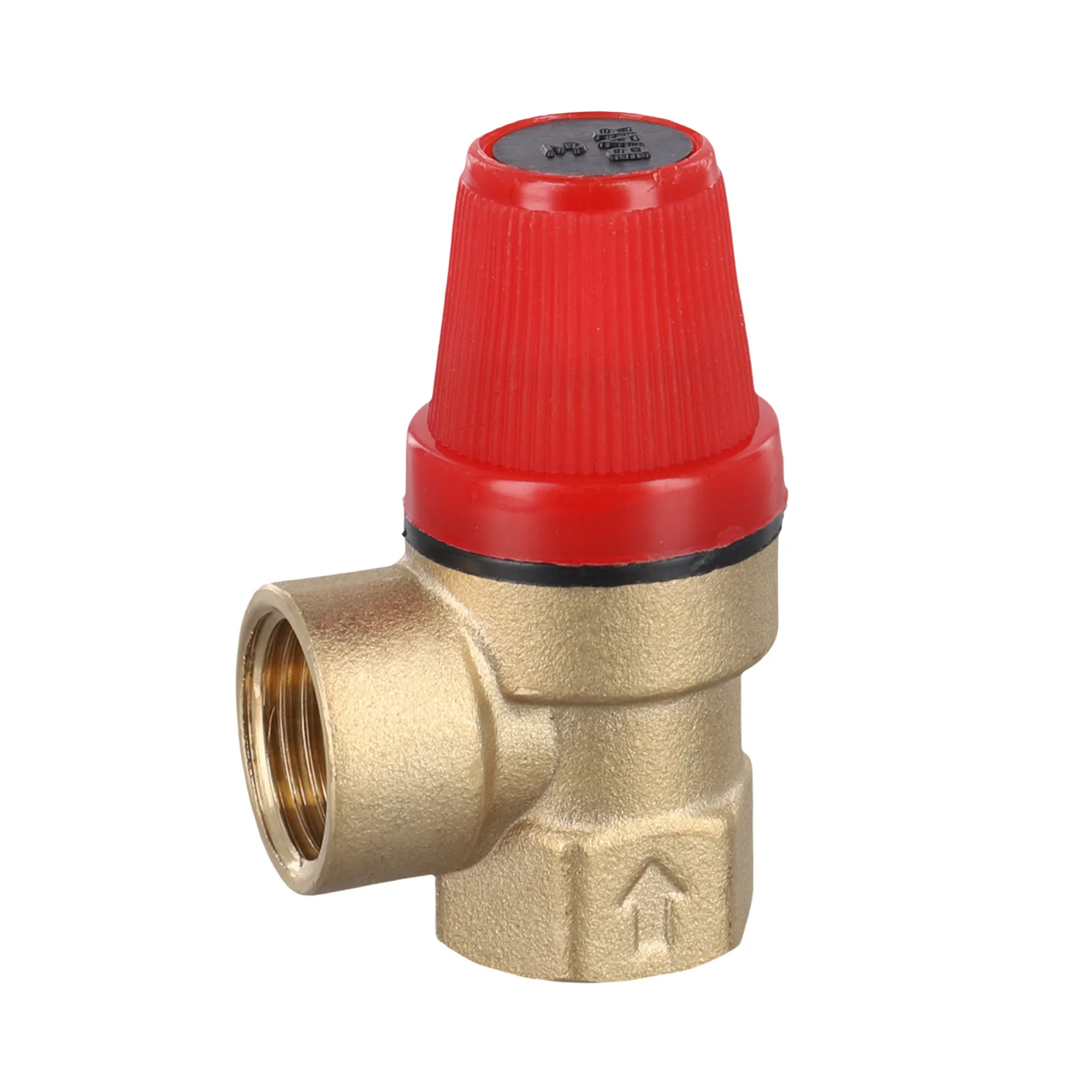 Safety Mechanism Brass Drain Valve Controls Pressure Levels from 3 Bar to 6 Bar for Optimal System Performance