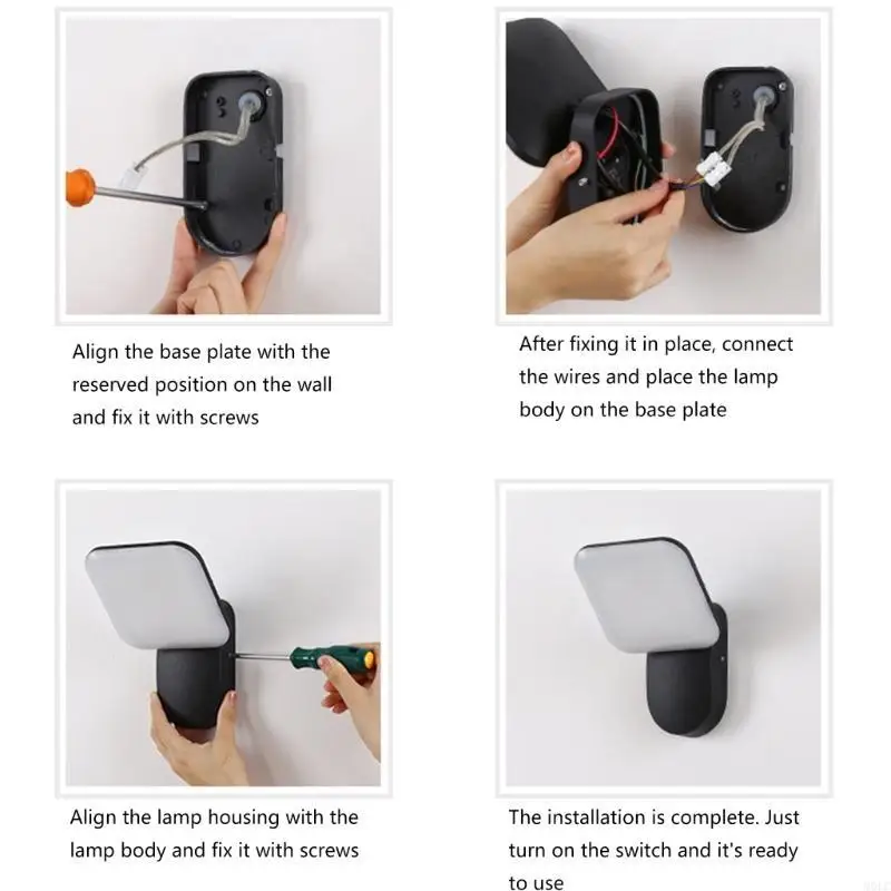 

MOLC High Brightness 12W LED Wall Light Waterproof Motion Outdoor Lamp