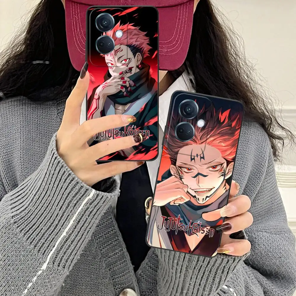 

Jujutsu Kaisen Sukuna TPU Mobile Phone Case for OPPO Find X9 X8 X7 X6 X5 X3 X2 Plus s Pro Ultra Lite Colorful Printing Cover