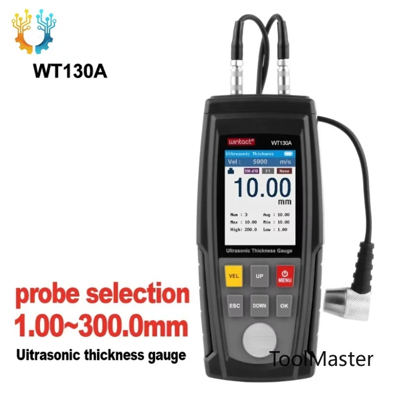 

【2026】 HEDAO High Accuracy Ultrasonic Thickness Gauge For Steel Plate Glass Plastic Ceramic Rechargeable Battery Protection Clas