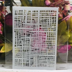 A5 21cm Net Mesh Layering Stencils Painting Scrapbook Coloring Embossing Album Decorative Template