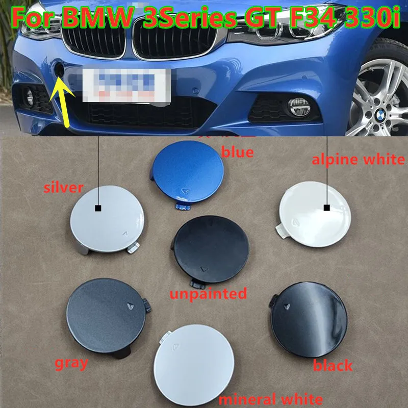 

Front Bumper Tow Hook Hole Eye Cover Cap For BMW 3Series GT F34 330i 51118061552