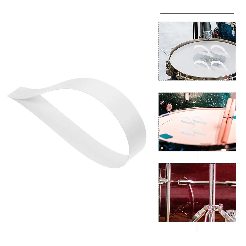 

4 Pcs Drum Set Sand Belt Installation Tools Snare Spring Accessories Wire Mount White Mounting