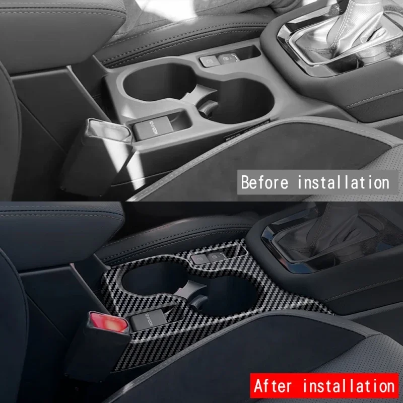 

LHD для Subaru Forester 2025 2026, АБС-пластик, центральная панель переключения передач, передняя крышка чашки для воды, аксессуары для интерьера