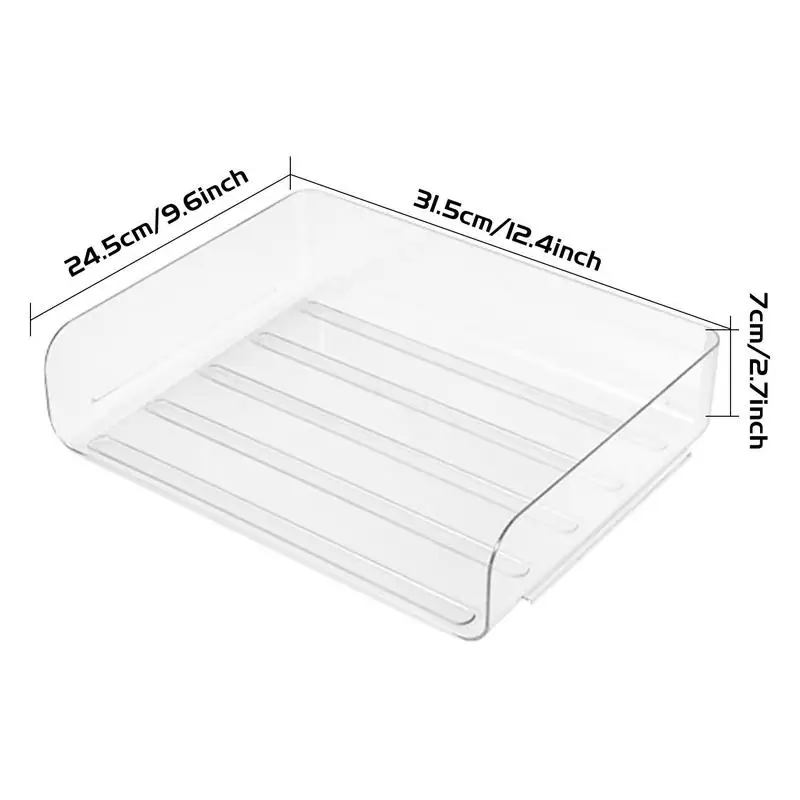 Transparent Desktop File Tray Organizer A4 Document Paper Organizer Rack Book Shelf Storage Holder Office Stationery Storage Box