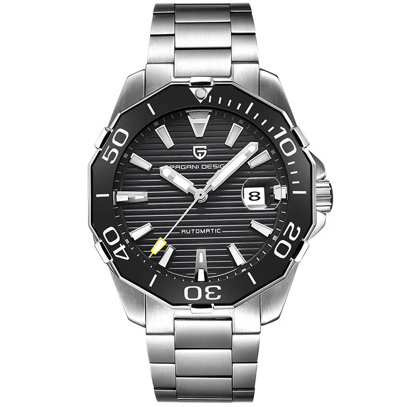 2025 Nieuw merk PAGANI DESIGN 1617 Heren Militaire Sport Mechanische Horloges Waterdicht Roestvrij Staal Topmerk Luxe Herenhorloge
