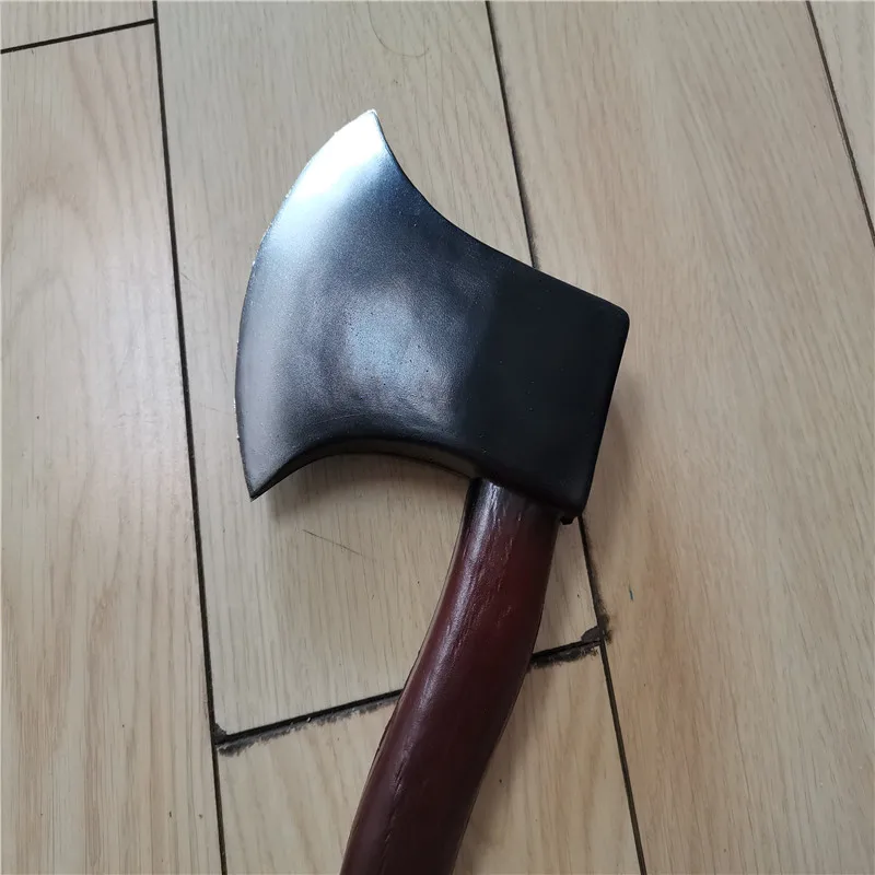 Topór taktyczny dla dzieci Axe odkryty polowanie Camping Survival gry seksowne Anime Movie Cosplay Axe broń Role Playing rekwizyty PU zabawka 28cm