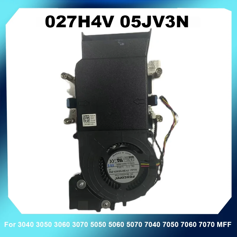 Ventoinha de Resfriamento e Dissipador de Calor (Heatsink) para Placas de Vídeo 3040, 3050, 3060, 3070, 5050, 5060, 5070, 7040, 7050, 7060, 7070 - Modelos 027H4V, 05JV3N, 27H4V, 5JV3N