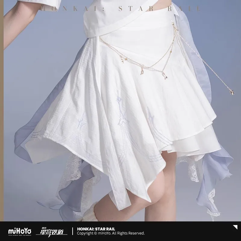

[Genuine] Game Honkai Star Rail Robin Theme Impression Series Skirt Anime Cosplay Costumes Girl's Princess Dress Halloween Gifts