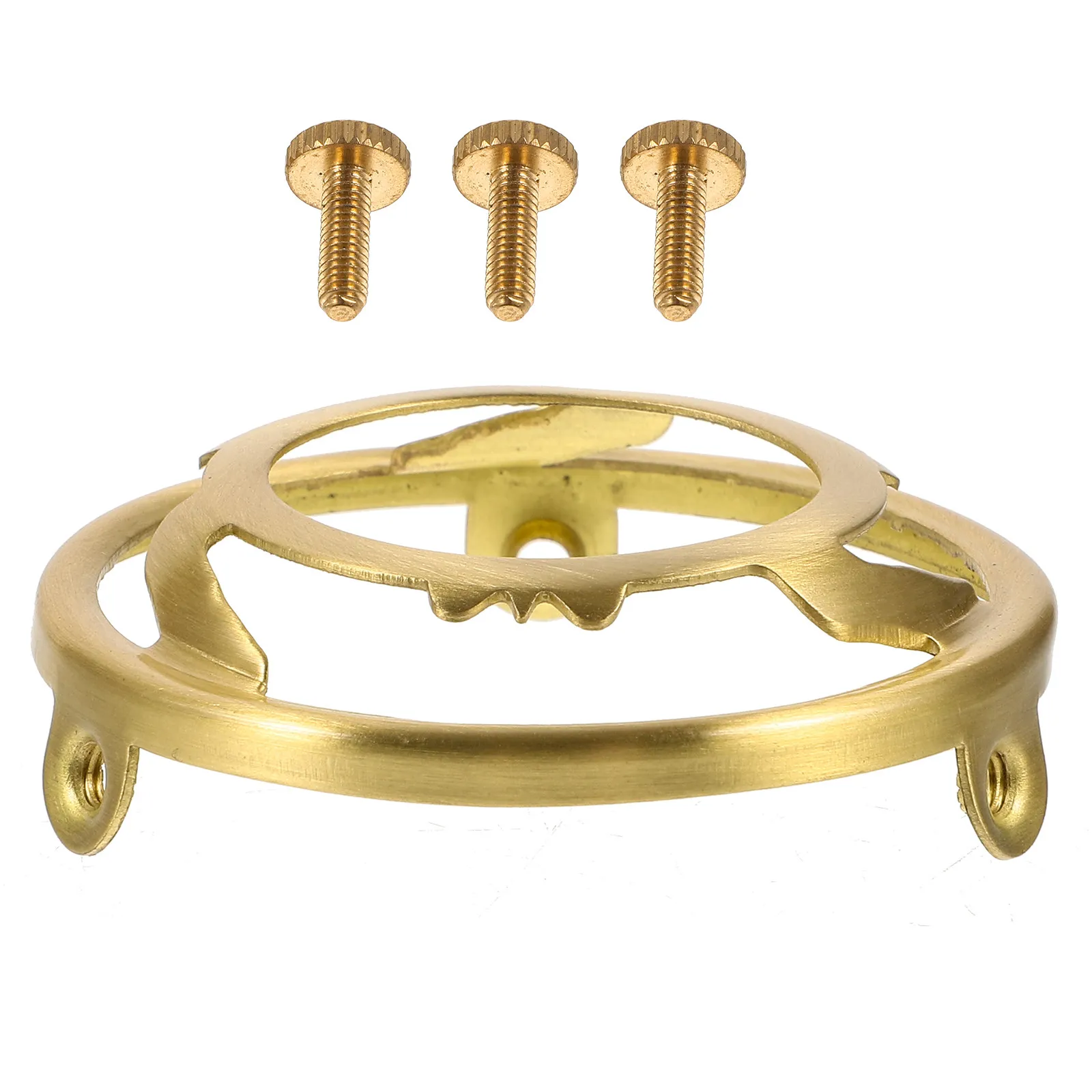 

1Set Metal Lamp Shade Ring Adapter Sturdy Copper Retaining Collar for Table Floor Lamp Repair Accessories Shade Ring Holder