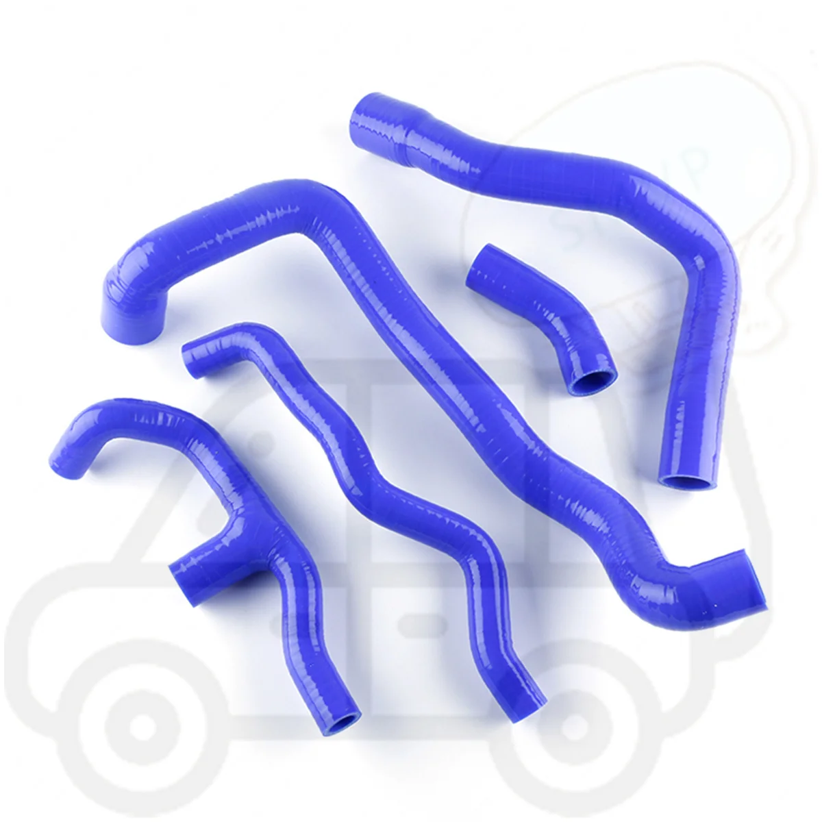 

5PCS 3PLY Silicone Radiator Coolant Tube Hose For 2000-2007 MERCEDES BENZ C-Class C200K W203 COUPE SPORT 2001 02 03 04 05 06