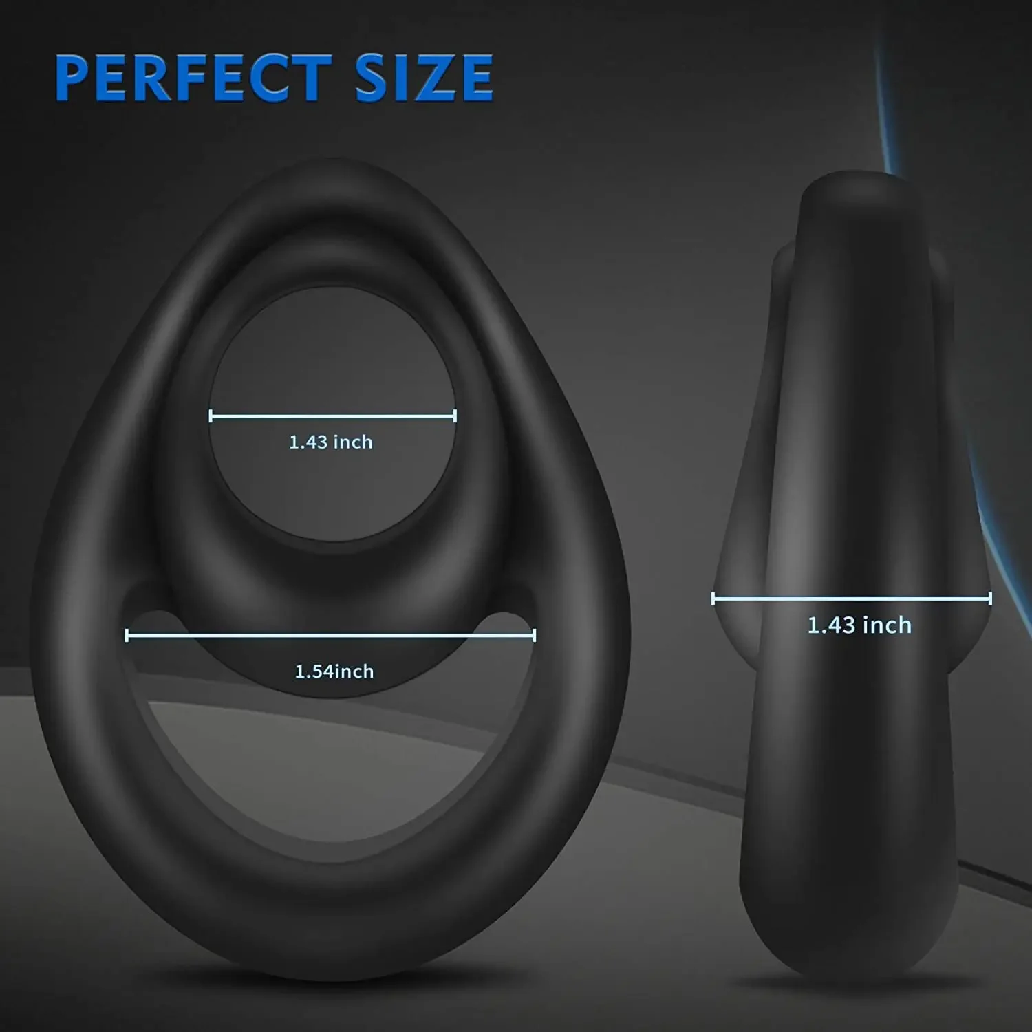 Soft Silicone Penis Ring Delay Ejaculation Ball Scrotum Stretcher 8-Shaped Cockring Testicle Semen Lock BDSM Sex Toy for Men