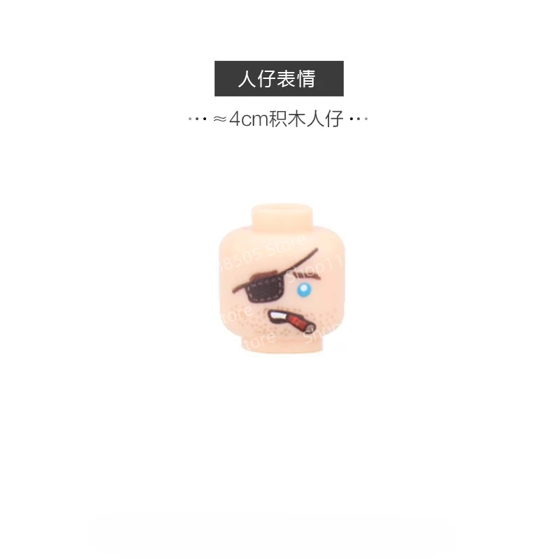 MOC Military Building Blocks Doll New Expression Mask Head Snow Desert Hooded Camouflage Toys Holiday Gift Ornaments