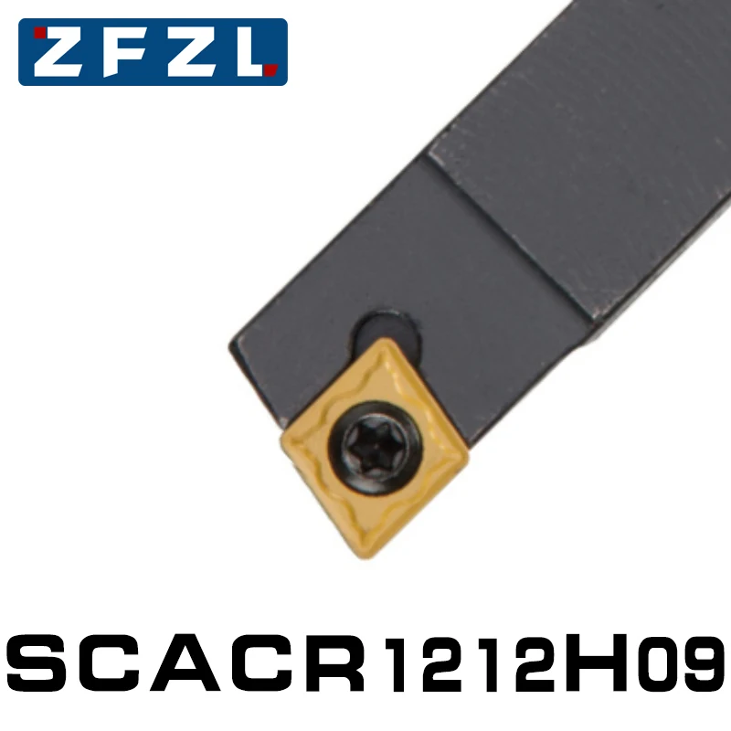 1PC SCACR SCACL External Turning Tool SCACR1010H06 SCACR1010H09 SCACR1212H09 SCACR1212H09 Lathe Bar Turning Holder