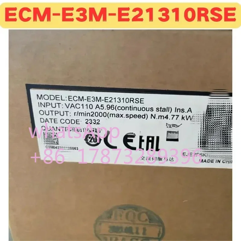 

Совершенно новый оригинальный серводвигатель ECM-E3M-E21310RSE ECM E3M E21310RSE