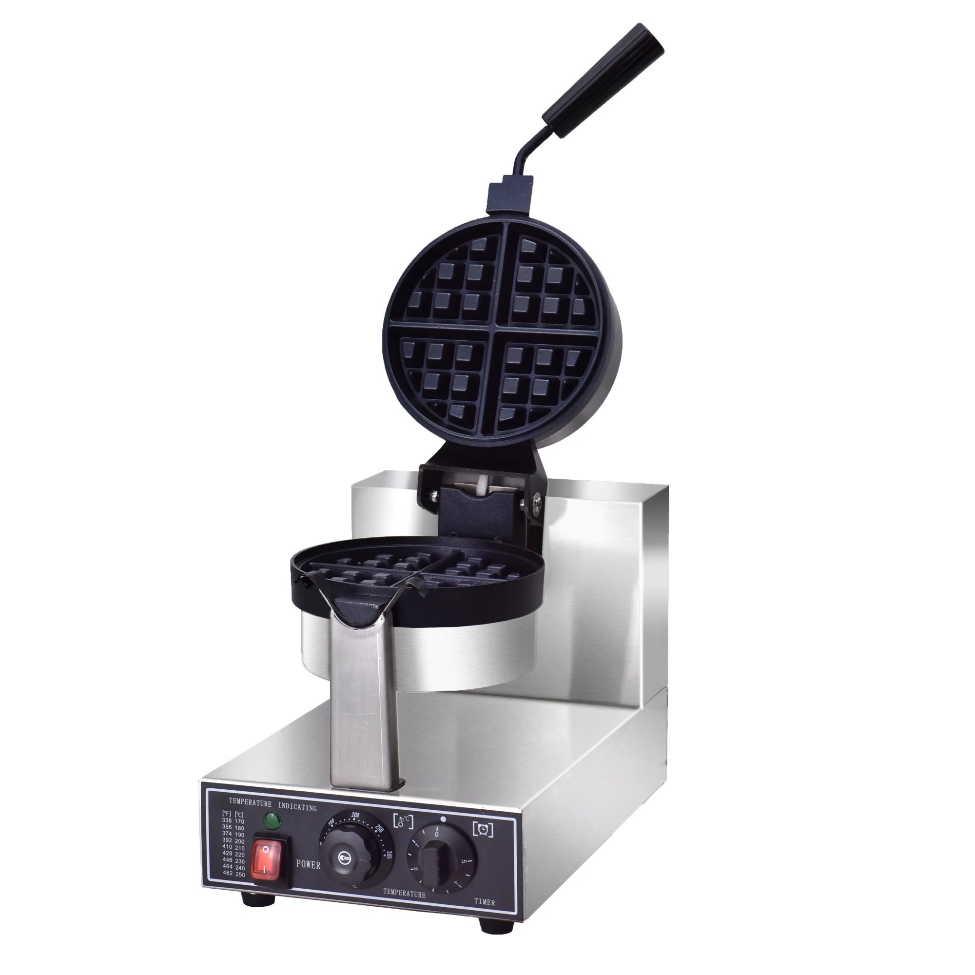 Commercial Waffle Maker Electric Hodo Sweets Machine Baking Biscuit Machine Rotatable Head Egg Cake Maker 1300W 110-220V