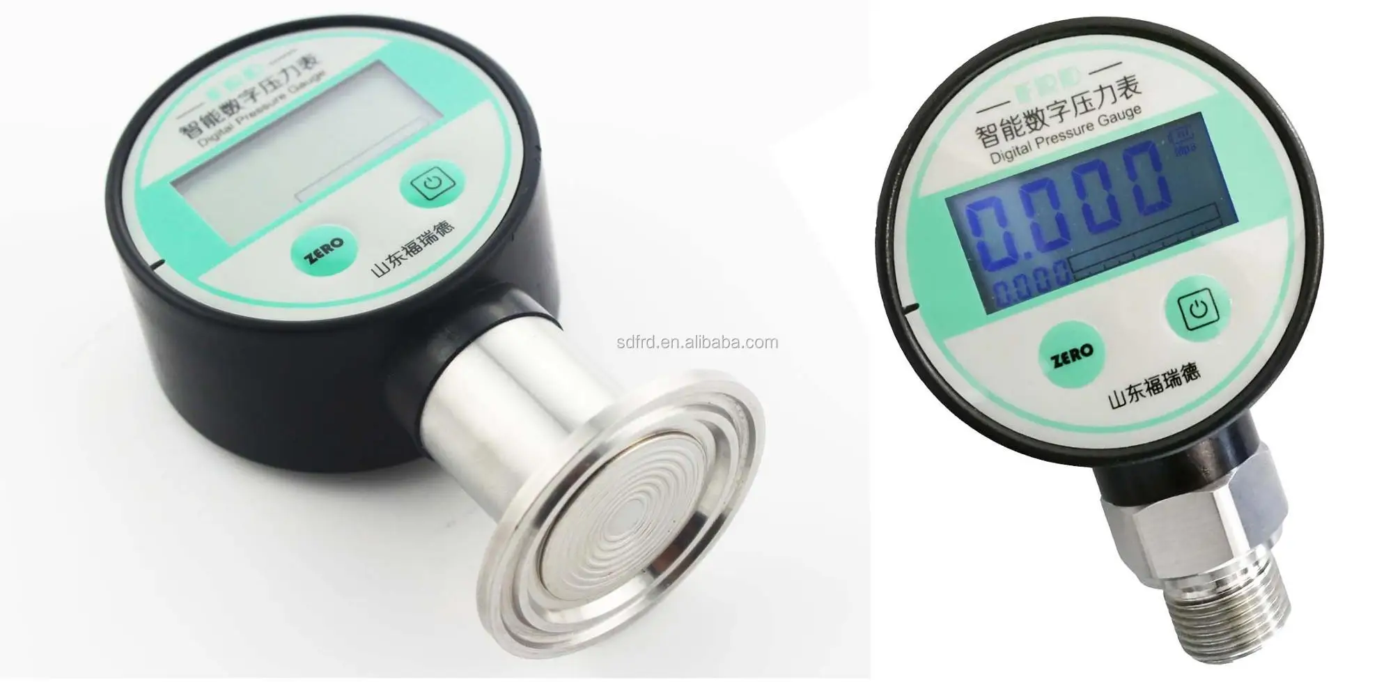 China Wireless bar mpa psi Digital Pressure Gauge 60Mpa Air Liquid Fuel Oil Water digital Pressure Manometer low pressure gauge