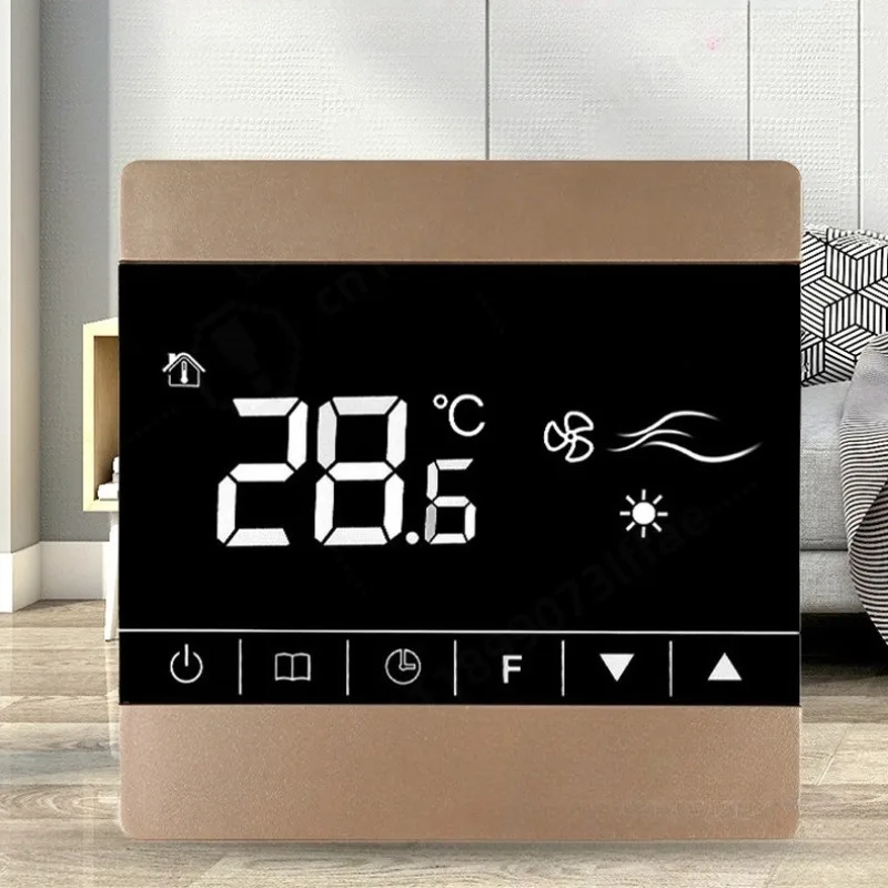 touch-screen-3-speed-fan-coil-thermostat-with-remote-control-temperature-switch-for-household-hotel-central-air-conditioning