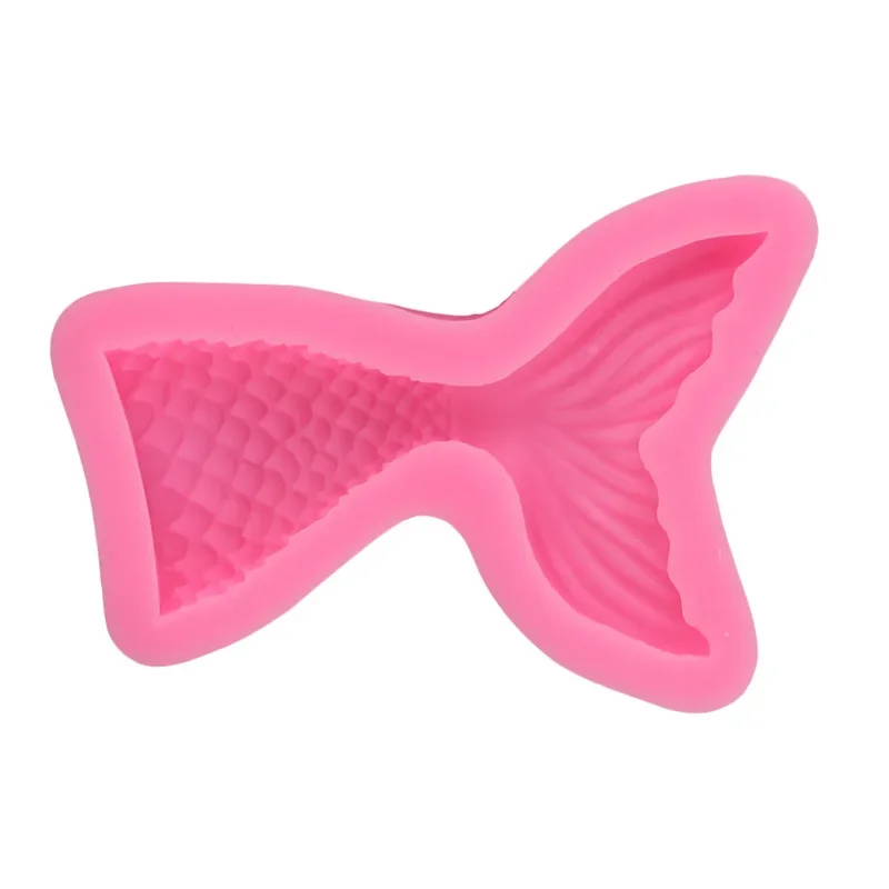 DIY Lovely Shell Starfish Conch Sea Silicone Mold Fish Mermaid Tail Fondant Cake Decorating Tools Soap Mold Cake Chocolate Tools