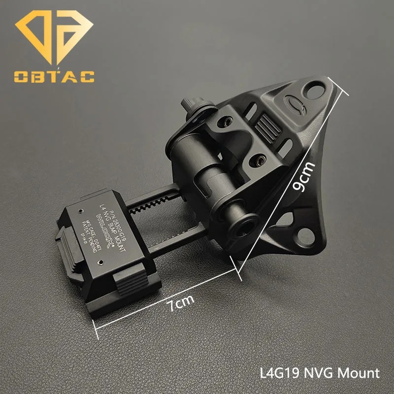 Tactical L4G19 NVG Helmet Installation Aluminum Alloy Base Night Vision Mirror Equipment Hunting Weapon Bracket Accessories