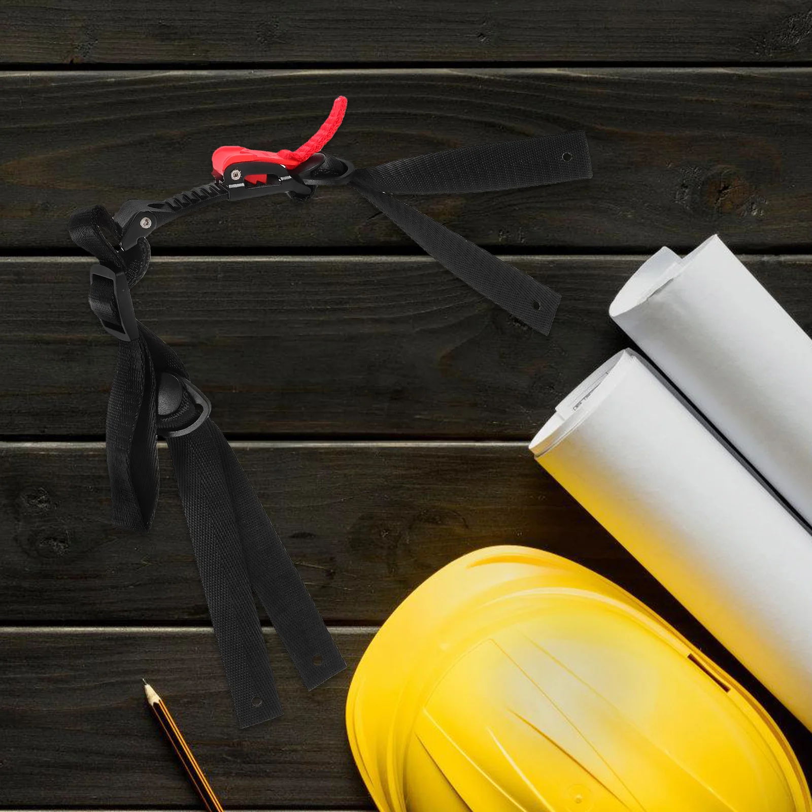 Uniwersalny pasek pod brodę w kształcie litery Y do kasków budowlanych, regulowany, zapewniający komfort, akcesorium do ochrony głowy dla pracowników budowlanych.