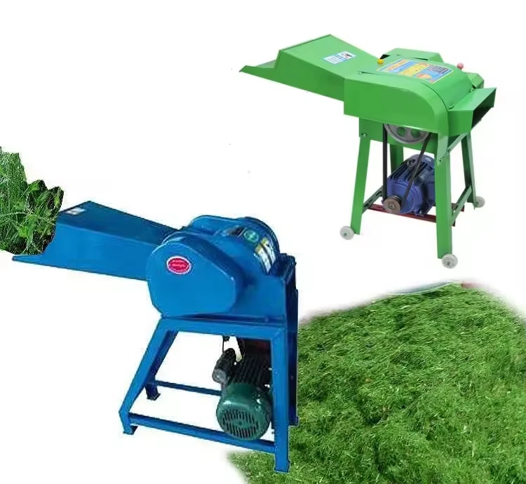 Multifunctional Forage Hay Silage Grass Chopper 2-3 Ton/h Heavy Duty Stalk Straw Crusher Machine Chaff Cutter For Animal Feed