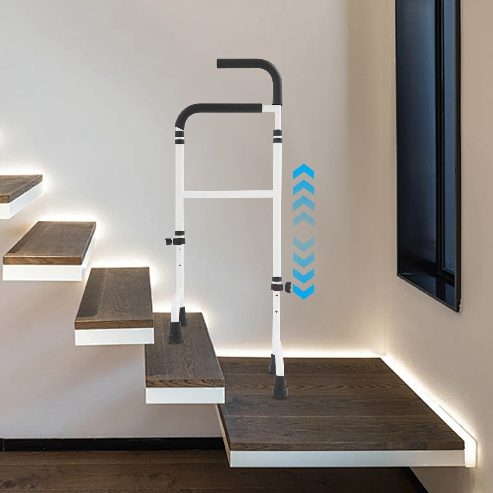 300 lbs trapklimhulp Riet Traplifthulp Ouderen - In hoogte verstelbaar