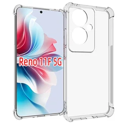 Oppo Reno11 F CPH2603 Case Air Cushion Shockproof Airbag Clear Silicone TPU Back Cover Soft Case for Oppo Reno 11F Reno11F 5G