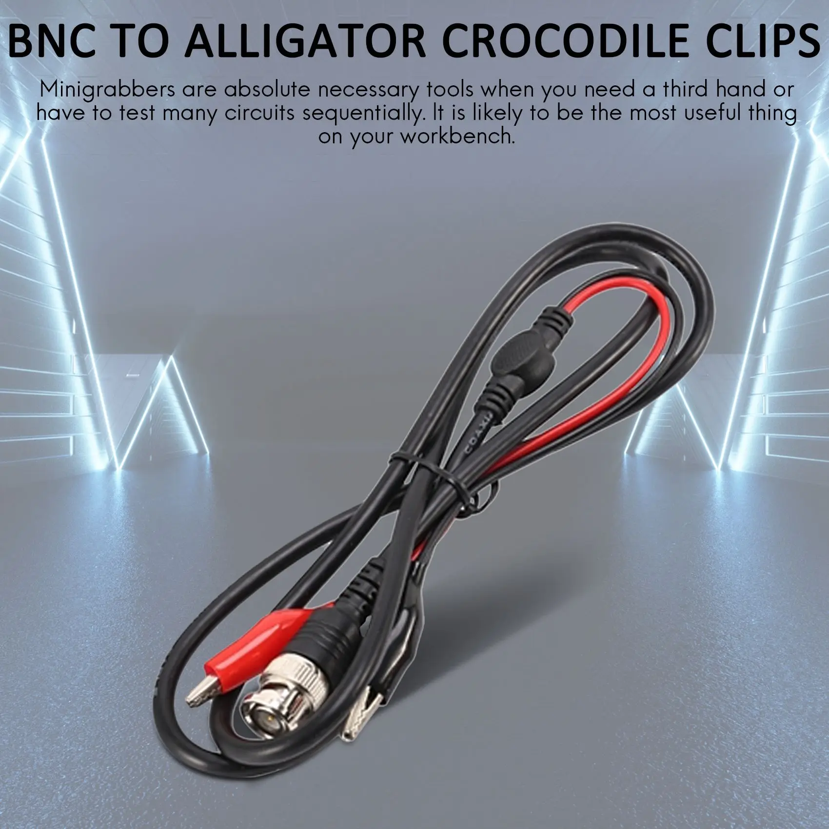 مجسات الذبذبات BNC إلى التمساح ، مشابك التمساح ، BNC إلى وصلات خطاف صغيرة ، BNC إلى التراص المزدوج ، كابل توصيل ذكر الموز