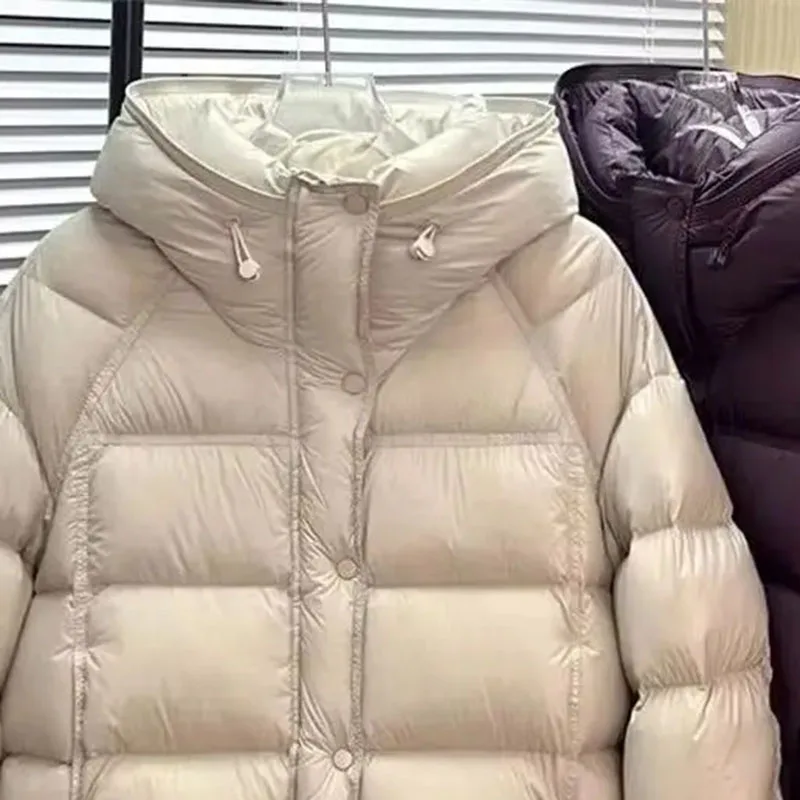 

Женское стеганое хлопковое пальто, короткие парки, новинка 2023 года, зимние куртки, свободная толстая теплая хлебная куртка, хлопковое пальто с защитой от холода